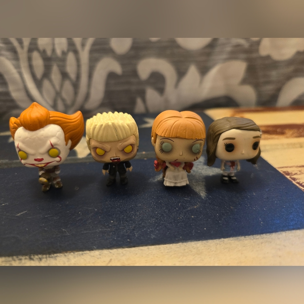 Lot of 4 Funko Minis Horror Pops